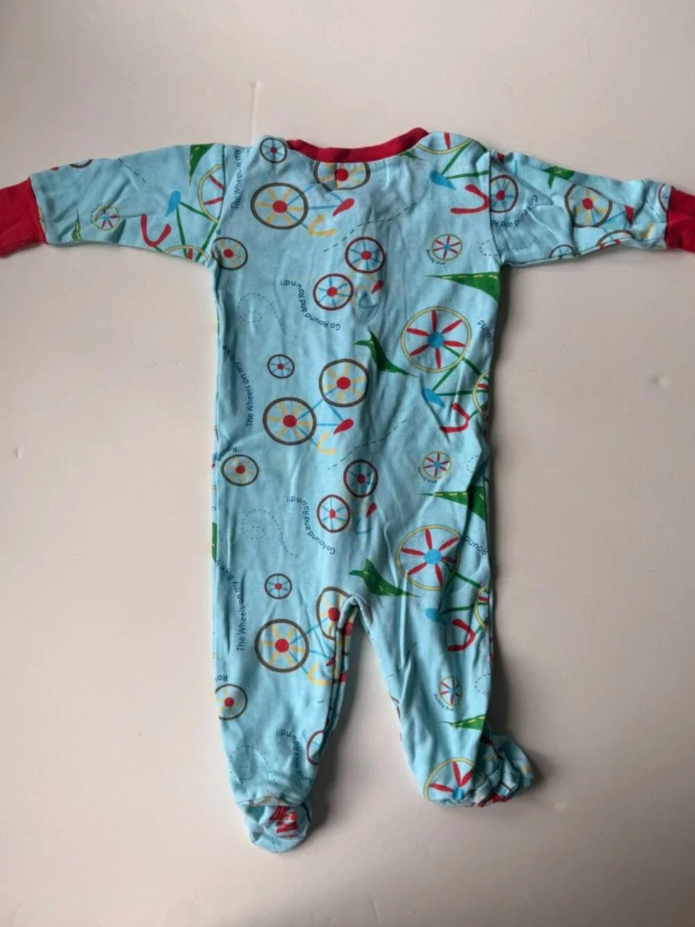 New Jammies Bicycle Footsie Onesie Pajama